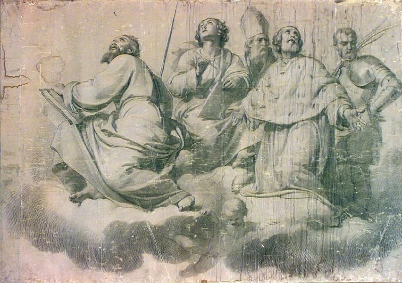Cartone per la Gloria di S.Alessandro 1